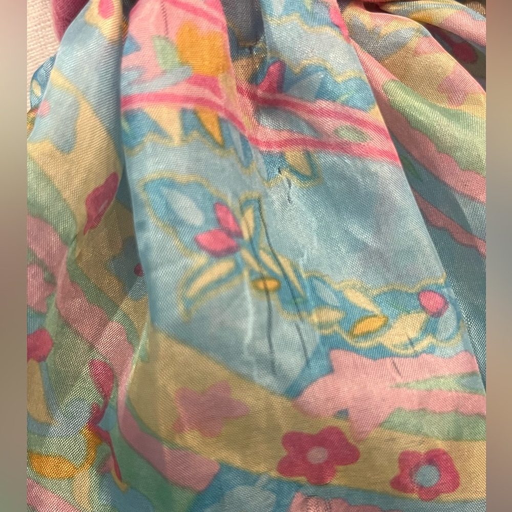 Vintage 80s/90s style beach/ pool cover up. GUC! So kitschy! - Picture 9 of 9